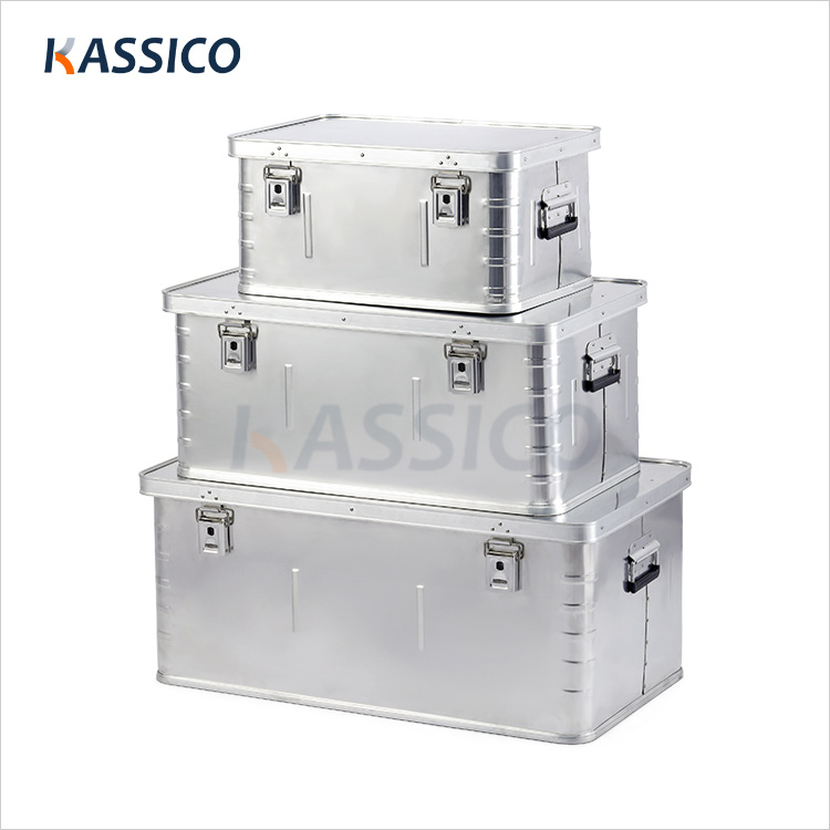Portable Outdoor Camping Kitchen Box - Aluminum Lightweight - KASSICO